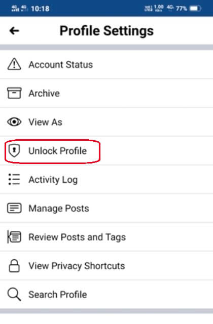facebook profile lock kaise kare unlock profile