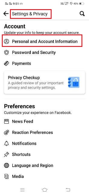 mobile se facebook account deactivate kaise kare personal and account info (1)